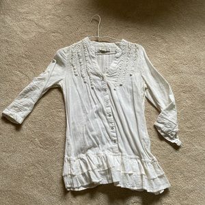 Vintage button up top sz s